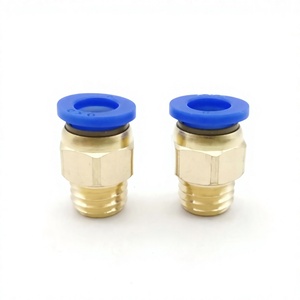 Raccord pneumatique YIIDNN PC, connecteur rapide droit fileté, filetage mâle 4mm-12mm, 1/8-1/2, pour tuyau de compression - Product Image 5