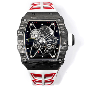 Reloj Mecánico de Alta Calidad 2026, Popular, con Material de Fibra de Carbono, Diseño Hueco, para Hombre, Deportivo, de Moda para Exteriores - Product Image 1