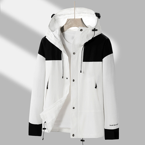 Chaquetas personalizadas con logo para primavera y otoño, para hombre y mujer, con el mismo estilo casual coreano, cómodas y a la moda. - Product Image 3