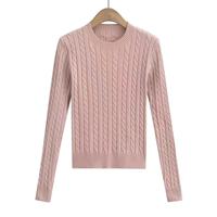 Nouvelle Arrivée Pull Long Tricoté Col Rond pour Femme Style Chinois Classique Chaud Décontracté Vêtement d'extérieur Hiver 100% Acrylique