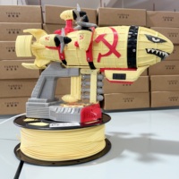 Filamento PETG Mate Amarillo Pálido para Impresora 3D, Extrusión Estable Sin Obstrucciones, para Modelos de Anime y Proyectos de Aficionados