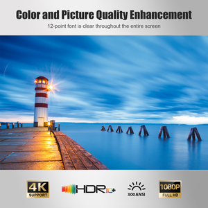 Écran de projection <span class=keywords><strong>motorisé</strong></span> de 2 pouces, écran de projection au sol, projecteur 4K, home cinéma, projecteur laser Android 4K, projecteur vidéo portable - Product Image 4