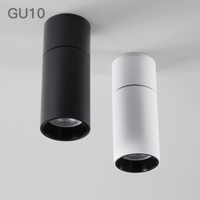 Spot encastré LED GU10 réglable au design moderne en aluminium pour hôtel et salon