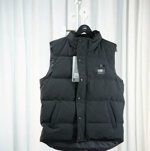 Chaqueta de Plumón de <span class=keywords><strong>Ganso</strong></span> con Cuello de <span class=keywords><strong>Plumas</strong></span> para <span class=keywords><strong>Hombre</strong></span>, Etiqueta Negra de Invierno, Talla Grande - Abrigo de Plumón sin Mangas de Tres Piezas, Impermeable y Cálido - Product Image 4