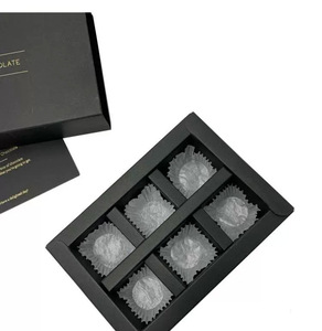 Biểu Tượng Tùy Chỉnh Trượt Ngăn Kéo Màu Đen Kraft Hộp Giấy Với Nắp Handmade Tái Sử Dụng Giấy Sô Cô La Hộp - Product Image 5