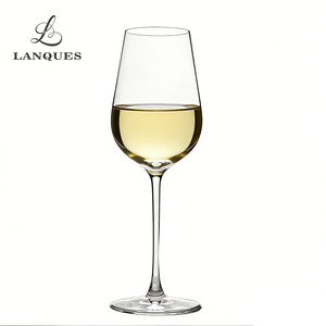 Verres à vin <span class=keywords><strong>de</strong></span> <span class=keywords><strong>Bourgogne</strong></span> Lanques Premium, inspirés <span class=keywords><strong>de</strong></span> la conception européenne, durables, blancs transparents, à long pied, 420 ml, ovales, compatibles lave-vaisselle, pour un usage quotidien à la maison - Product Image 1