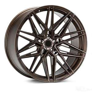 Rines Deportivos Cóncavos Forjados SAiLen de Aleación 24x14 5x112/120/130 PCD con Acabado Negro Semi-Brillante, Ancho Personalizable, ET Universal - Product Image 4