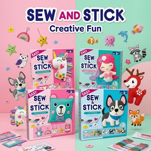 Children Felt Craft Kit DIY Knitting Toy Educational <b>Patchwork</b> Fabric For Teenagers 7-14 Years Old NO.30988 - Product Image 5