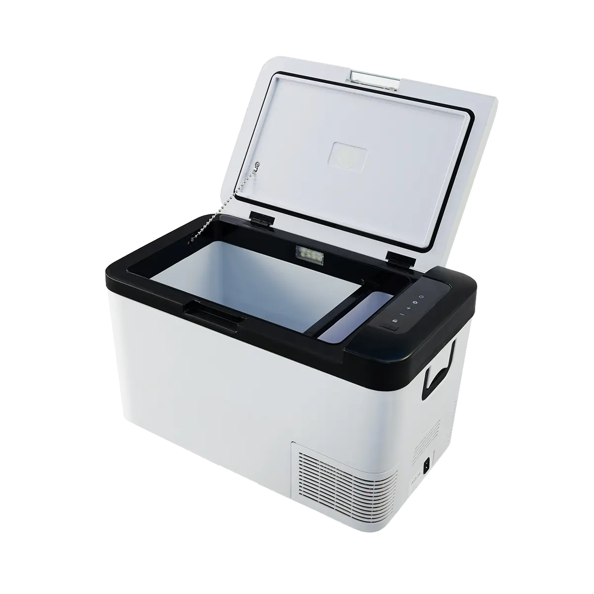 white black car refrigerator 12V Digital touch mini portable car fridge for home car camp travel using