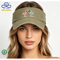 Gorras de Visera de Mezclilla Lavada Ajustables con Logotipo Bordado Personalizado de Primera Calidad para Deportes al Aire Libre Unisex