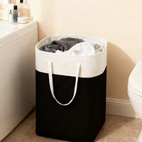 Panier à linge pliable en tissu, corbeille à linge pliable, organisateur de rangement pour vêtements sales pour chambre et salle de bain, vente en gros