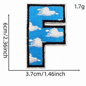 Nouvelles Écussons Thermocollants Écologiques Personnalisables en Couleur avec 26 Lettres Anglaises pour Vêtements, Chapeaux, Sacs, Badges et Décorations - Product Image 5