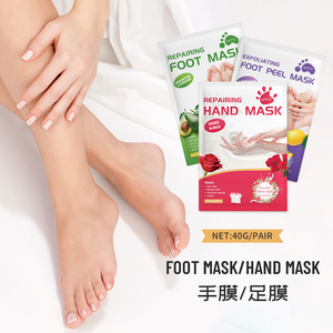 Masker kaki Lavender grosir, dengan mentega Shea dan Vitamin C pengelupasan pelembab perawatan kaki perawatan kaki halus dan lembut - Product Image 6