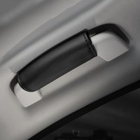 Housse de protection respirante en cuir de luxe pour poignée de toit de voiture, installation facile avec Velcro, antidérapante, accessoires intérieurs