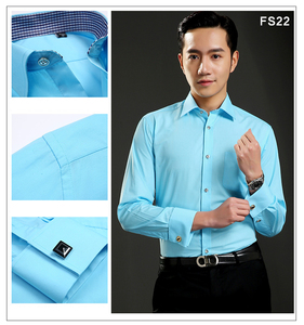 <span class=keywords><strong>Camicia</strong></span> da uomo a maniche lunghe in stile francese personalizzata all'ingrosso, con polsini alla moda, <span class=keywords><strong>camicia</strong></span> a righe ampia per ufficio - Product Image 5