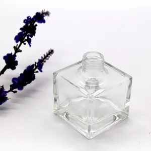 Serigrafía 81,7 ml botella difusora de perfume de vidrio vacía proveedor