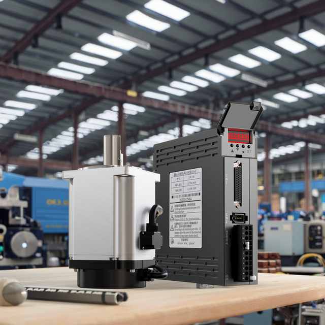 Servo Motor with Drive Kit 400w 220VAC with 3m Cable 1.27N.M 0.4KW Controller Drive Ac Servo Motor