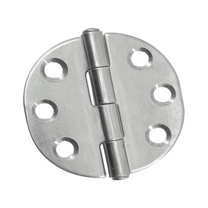 Charnière en acier inoxydable 68x64x2mm, matériel marin rond pour la réparation et le remplacement de bateaux - Product Image 3
