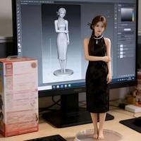 Le dernier modèle de tête articulée en silicone avec mâchoire mobile pour simulation de greffe de cheveux, personnalisable à partir de photos.