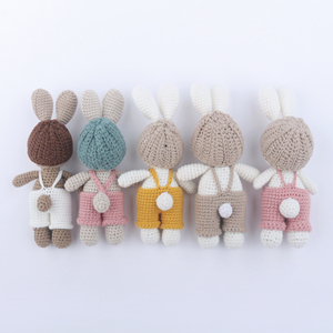 Baby <b>Gift</b> Crocheted Bunny Amigurumi Toys Handmade Rabbit Stuffed Doll for <b>Easter</b> Baby Comfort Doll Soft Plush Toys - Product Image 6