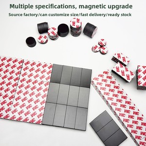 Fita Magnética de Borracha Personalizada para Geladeira com Adesivo Traseiro, Folha Magnética Macia, Adesivo Magnético Forte com Adsorção de 50kGmm para Soldagem e Corte - Product Image 2