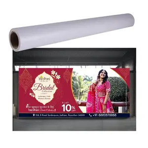 Signapex banderole publicitaire personnalisée laminée à froid, rouleaux de banderole flexible en Pvc imprimable pour matériaux publicitaires à bas prix