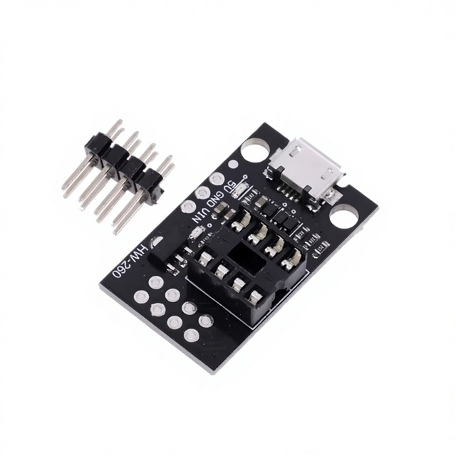 Plug-in Development Programming Board for ATtiny13/ATtiny25/ATtiny45/ATtiny85 Programmer