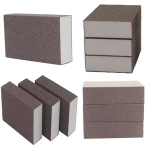 Bloc éponge abrasif flexible lavable et réutilisable pour utilisation à sec ou à l'eau - Product Image 1