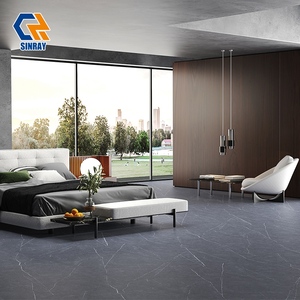 Sinray 750x1500mm Carrelage mural et de sol en pierre frittée moderne, pleine masse, antibactérien, antidérapant, résistant à l'usure, brillant, zéro absorption d'eau - Product Image 2
