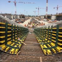 Poutre en bois H20 pour les travaux d'agrandissement des stations d'épuration et des réservoirs d'eau, poutre en bois stratifié haute résistance résistante aux intempéries