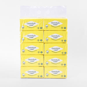 Paquetes de pañuelos faciales desechables suaves y absorbentes de 4 capas con logotipo personalizado para hoteles, restaurantes y uso doméstico (pulpa de madera virgen) - Product Image 1