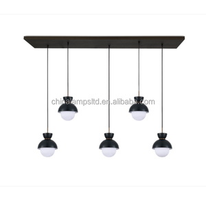 Newly Designed Modern E27 <b>Fitting</b> Iron Glass Pendant <b>Light</b> Nordic Style DIY Kids Room Deco Chandelier Brass Hotels Indoor Use - Product Image 4