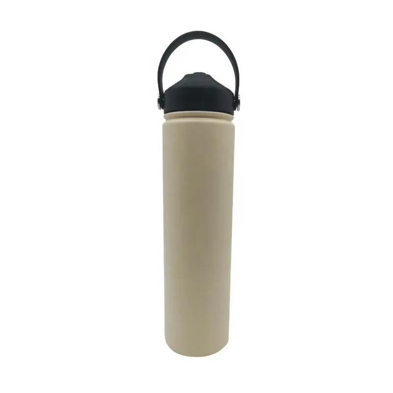 Leggera e sottile doppia parete sottovuoto Thermos tazza da viaggio all'aperto Logo personalizzato borraccia isolante portatile