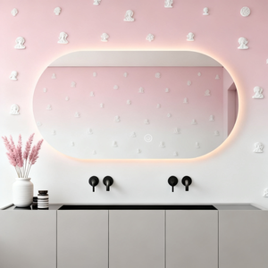 Accesorios de <span class=keywords><strong>Baño</strong></span> de Diseño Moderno, <span class=keywords><strong>Espejo</strong></span> de <span class=keywords><strong>Baño</strong></span> LED con Función Antivaho y Atenuación de Luz, para Hoteles y Hogares - Product Image 2