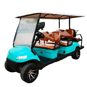 Free Shipping Club golf cart 4+2 Passenger Golf Cart seats Outdoor Cheap Trustworthy Supplier High-End Quality