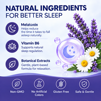 Bandes de film orales à dissolution rapide, supplément alimentaire personnalisé OEM aux extraits de plantes pour le soutien du sommeil
