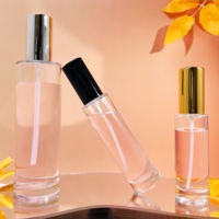Botellas de Perfume de Vidrio de Lujo al por Mayor de Fábrica China, 30ml, 50ml, 100ml, Botellas de Perfume en Spray Reutilizables y Portátiles Personalizables