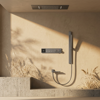 Ensemble de douche thermostatique encastré mural MYN avec affichage numérique, entièrement en cuivre, robinets thermostatiques pour la maison