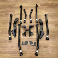 Kit de suspension modifié pour Jeep Wrangler JK, équilibrant la stabilité tout-terrain avec un rehaussement de 5-6 et 5-8 pouces