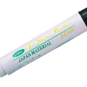 Ensemble de marqueurs textiles ST120, 6 couleurs, pointe biseautée, encre permanente non toxique pour vêtements et sacs - Product Image 3