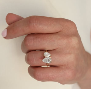 Classic Wedding <strong>Ring</strong> Silver Jewelry High Quality Stone Pear Shaped Crushed Ice Zircon 925 Silver <strong>Engagement</strong> Wedding <strong>Rings</strong> - Product Image 2