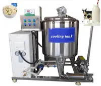 Silica Gel Powder Storage Sanitary GreekヨーグルトChilling Raw Small Milk Cooler Tank