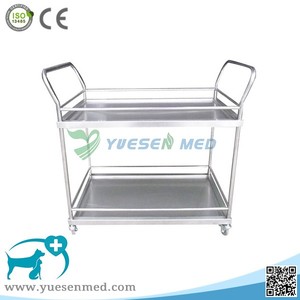 YSVET5102 YSENMED Mesa de Instrumentos Veterinarios para Perros, Carro de Acero Inoxidable 304 para Mascotas, Equipo de Asistencia Quirúrgica - Product Image 3