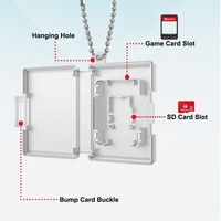 Mini Étui de Rangement Porte-clés pour Cartouche de Jeu Unique et Carte Micro SD TF Nintendo Switch