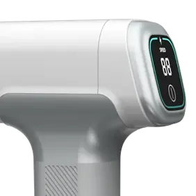 LUYAO充電式電気マッサージャーガンABS素材パーカッションマッスルカイロプラクティックツール、体と頭のリラックスフェイシャル用 - Product Image 5