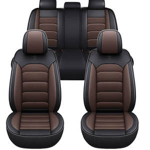 Housse de siège de voiture universelle en cuir Nappa imperméable de haute qualité, accessoire de décoration intérieure de luxe Napa, pour la protection - Product Image 5