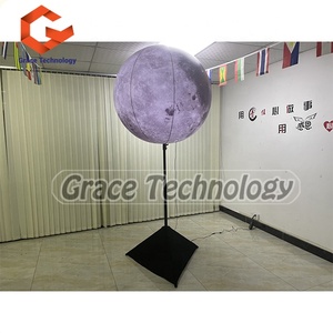 <span class=keywords><strong>Ballon</strong></span> <span class=keywords><strong>gonflable</strong></span> de trépied de lumière de LED de décorations extérieures de partie, <span class=keywords><strong>ballon</strong></span> <span class=keywords><strong>gonflable</strong></span> du support LED de poteau de la publicité faite sur commande - Product Image 2