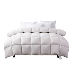 Edredón de algodón 100%, edredón de plumón de ganso blanco para el hogar - Product Image 1