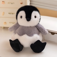 Jouet en peluche doux et mignon en forme de poussin, de canard ou de pingouin, avec rembourrage en coton PP super doux et fonction anti-stress