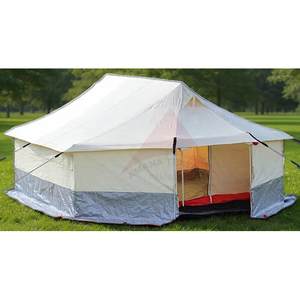 Carpa Familiar de Emergencia de 4x6 Metros con Ventanas con Malla Mosquitera y Tela Impermeable - Product Image 2